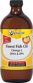 Vitaco Synergy Liquid Finest Fish Oil Omega-3 DHA & EPA Lemon -- 16.9 fl oz