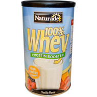 Naturade, 100% Whey, Protein Booster, Vanilla Flavor, 12 oz (340 g)
