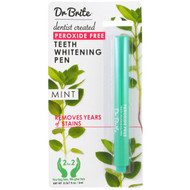 Dr. Brite, Teeth Whitening Pen, Peroxide Free, Mint, .067 fl oz (2 ml)