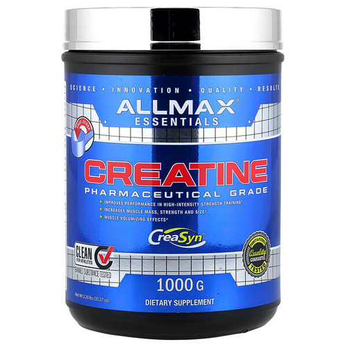<img alt="ALLMAX, Creatine, Pharmaceutical Grade, Unflavored, 2.2 lbs (1,000 g)" title="ALLMAX, Creatine, Pharmaceutical Grade, Unflavored, 2.2 lbs (1,000 g),665553200194"
