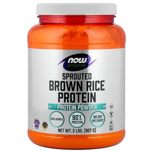 <img alt="NOW Foods, Sports, Sprouted Brown Rice Protein Powder, Unflavored, 2 lbs (907 g)" title="NOW Foods, Sports, Sprouted Brown Rice Protein Powder, Unflavored, 2 lbs (907 g),733739022066"