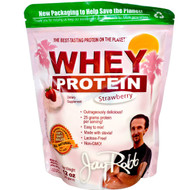 Jay Robb Whey Protein Powder Strawberry -- 12 oz