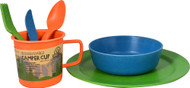 EcoSouLife Bamboo 6 Piece Camper Set for 1 - 1 Set