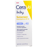 CeraVe, Baby, Sunscreen Lotion, SPF 45, 3.5 oz (99 g)