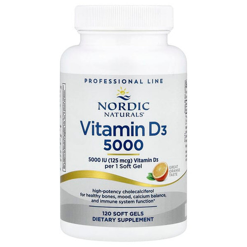 <img alt="Nordic Naturals, Vitamin D3 5000, Orange, 125 mcg (5,000 IU), 120 Soft Gels" title="Nordic Naturals, Vitamin D3 5000, Orange, 125 mcg (5,000 IU), 120 Soft Gels,768990016196"