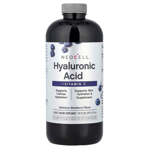 <img alt="NeoCell, Liquid Hyaluronic Acid + Vitamin C, Delicious Blueberry, 16 fl oz (473 ml)" title="NeoCell, Liquid Hyaluronic Acid + Vitamin C, Delicious Blueberry, 16 fl oz (473 ml),016185096653"