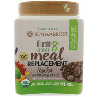 Sunwarrior, Illumin8, Plant-Based Organic Superfood Meal Replacement, Mocha, 14.1 oz (400 g)
