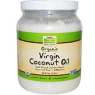 Now Foods, Real Food, Organic Virgin Coconut Oil, 54 fl oz (1.6 L)
