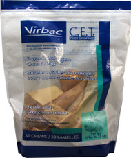 Virbac, CET Home Dental Care Enzymatic Oral Hygiene Chews for Dogs - 30 Treats