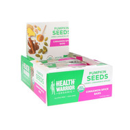 Health Warrior, Organic, Pumpkin Seed Bars, Cinnamon Spice, 12 Bars, 15.24 oz (432 g)