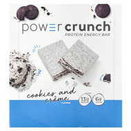 <img alt="BNRG, Power Crunch, Protein Energy Bar, Cookies and Crème, 12 Bars, 1.4 oz (40 g) Each" title="BNRG, Power Crunch, Protein Energy Bar, Cookies and Crème, 12 Bars, 1.4 oz (40 g) Each,644225722226"