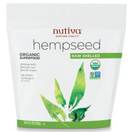Nutiva, Organic Hemp Seed, Raw Shelled, 19 oz (539 g)