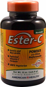 American Health, Ester-C, Powder with Citrus Bioflavonoids, 8 oz (226.8 g)