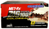 MET-Rx, Big 100, Meal Replacement Bar, Super Cookie Crunch, 9 Bars, 3.52 oz (100 g) Each