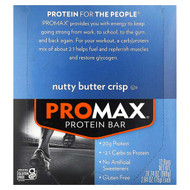 <img alt="NuGo Nutrition, Promax Protein Bar, Nutty Butter Crisp, 12 Bars, 2.64 oz (75 g) Each" title="NuGo Nutrition, Promax Protein Bar, Nutty Butter Crisp, 12 Bars, 2.64 oz (75 g) Each,743659128069"