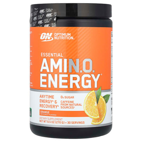 <img alt="Optimum Nutrition, Essential Amin.O. Energy, Orange, 9.5 oz (270 g)" title="Optimum Nutrition, Essential Amin.O. Energy, Orange, 9.5 oz (270 g),748927025255"