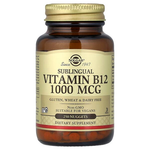 <img alt="Solgar, Vitamin B12, Sublingual, 1,000 mcg, 250 Nuggets" title="Solgar, Vitamin B12, Sublingual, 1,000 mcg, 250 Nuggets,033984032309"