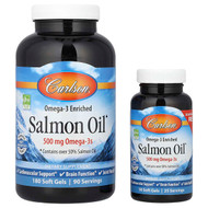 <img alt="Carlson, Omega-3 Enriched Salmon Oil, 230 Soft Gels" title="Carlson, Omega-3 Enriched Salmon Oil, 230 Soft Gels,088395015045"