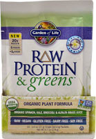 Garden of Life RAW Protein & Greens Real Raw Vanilla -- 10 Packets