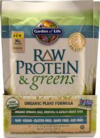 Garden of Life Raw Organic Protein & Greens Lightly Sweet -- 10 Packets