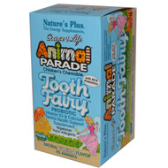 Natures Plus, Source of Life, Animal Parade, Tooth Fairy Probiotic, Childrens Chewable, Natural Vanilla Flavor, 90 Animal-Shaped Tablets