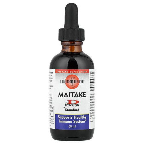<img alt="Mushroom Wisdom, Maitake D Fraction, Standard, 60 ml" title="Mushroom Wisdom, Maitake D Fraction, Standard, 60 ml,791014104203"