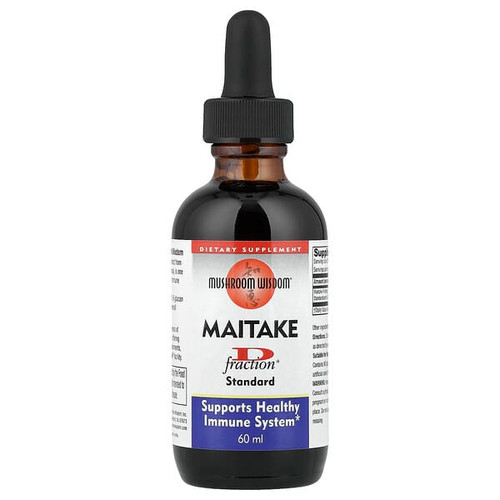 <img alt="Mushroom Wisdom, Maitake D Fraction, Standard, 60 ml" title="Mushroom Wisdom, Maitake D Fraction, Standard, 60 ml,791014104203"