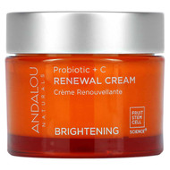 <img alt="Andalou Naturals, Renewal Cream, Probiotic + C, Brightening, 1.7 fl oz (50 ml)" title="Andalou Naturals, Renewal Cream, Probiotic + C, Brightening, 1.7 fl oz (50 ml),859975002300"