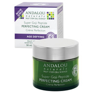 Andalou Naturals, Perfecting Cream, Goji Peptide, Age Defying, 1.7 fl oz (50 ml)