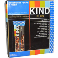 KIND Bars, Kind Plus, Blueberry Pecan, 12 Bars, 1.4 oz (40 g) Each