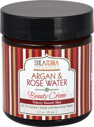 Shea Terra Organics Argan & Rose Water Beauty Creme -- 2 oz