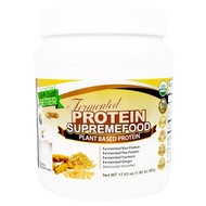 Divine Health, Fermented Protein SupremeFood, Plant Based Protein, Vanilla, 17.03 oz (1.06 lb)