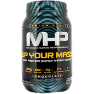 Maximum Human Performance, Up Your Mass, High Protein Super Weight Gainer, Chocolate, 2.35 lbs (1,068 g)