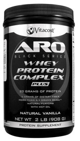 ARO-Vitaco, Black Series Whey Protein Complex PLUS,  Natural Vanilla - 2 lb (908 g)
