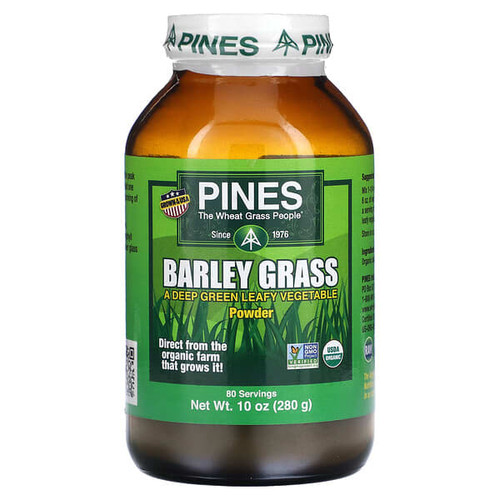 <img alt="Pines International, Barley Grass Powder, 10 oz (280 g)" title="Pines International, Barley Grass Powder, 10 oz (280 g),043952000117"