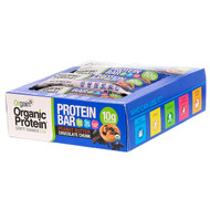 Orgain, Organic Plant-Based Protein Bar, Peanut Butter Chocolate Chunk, 12 Bars, 1.41 oz (40 g) Each