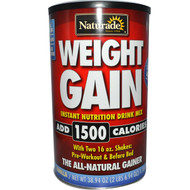 Naturade, Weight Gain, Vanilla, 2.5 lbs (40.6 oz)