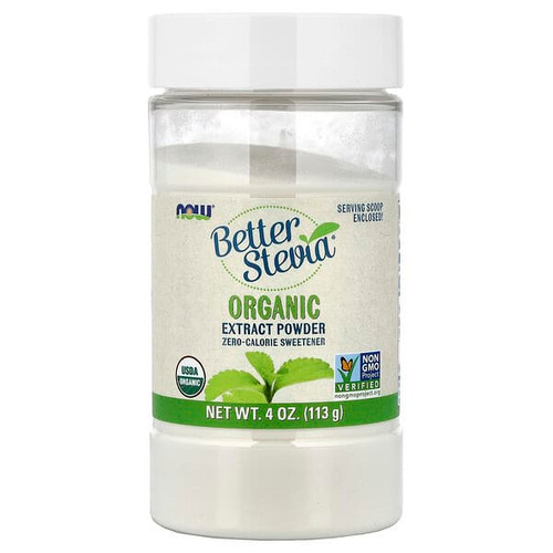 <img alt="NOW Foods, Better Stevia, Organic Extract Powder, 4 oz (113 g)" title="NOW Foods, Better Stevia, Organic Extract Powder, 4 oz (113 g),733739069436"