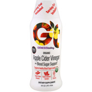 Genesis Today, Organic Apple Cider Vinegar Plus Blood Sugar Support, 16 fl oz (473 ml)