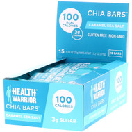 Health Warrior Chia Bars Caramel Sea Salt -- 15 Bars