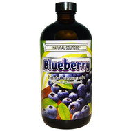 Natural Sources, Blueberry Drink Concentrate, Naturally Sweetened, 16 fl oz (480 ml)