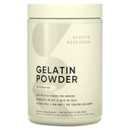 <img alt="Sports Research, Gelatin Powder, Unflavored, 1 lb (454 g)" title="Sports Research, Gelatin Powder, Unflavored, 1 lb (454 g),023249010821"