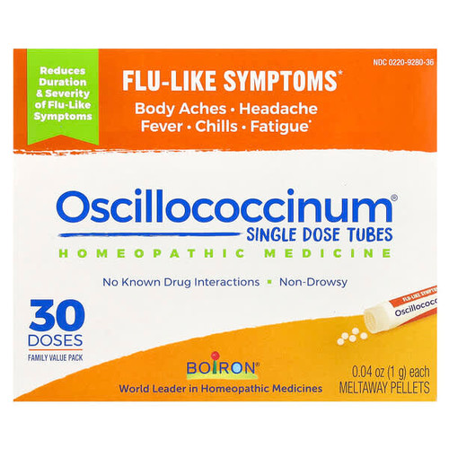 <img alt="Boiron, Oscillococcinum, Single Dose Tubes, Flu-Like Symptoms, Ages 2+, 30 Meltaway Pellets , 0.04 oz (1 g) Each" title="Boiron, Oscillococcinum, Single Dose Tubes, Flu-Like Symptoms, Ages 2+, 30 Meltaway Pellets , 0.04 oz (1 g) Each,306962878245"