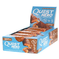 Quest Nutrition, Hero Protein Bar, Chocolate Caramel Pecan, 10 Bars, 2.12 oz (60 g) Each