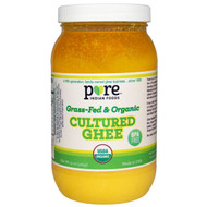 Pure Indian Foods, Grass-Fed & Organic Cultured Ghee, 15 oz (425 g)