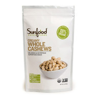 Sunfood, Creamy Whole Cashews, 1 lb (454 g)