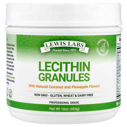 <img alt="Lewis Labs, Lecithin Granules, Natural Coconut and Pineapple, 16 oz (454 g)" title="Lewis Labs, Lecithin Granules, Natural Coconut and Pineapple, 16 oz (454 g),042515435144"