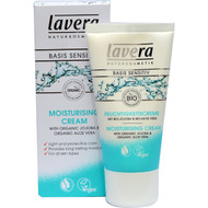 Lavera Naturkosmetic, Basis Sensitiv, Moisturising Cream, With Organic Jojoba & Organic Aloe Vera, 1.6 fl oz (50 ml)