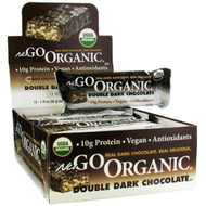 NuGo Nutrition, Organic Protein Bars, Double Dark Chocolate, 12 Bars, 1.76 oz (50 g) Each