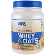 Optimum Nutrition, Whey & Oats, Vanilla Almond Pastry , 1.54 lb (700 g)